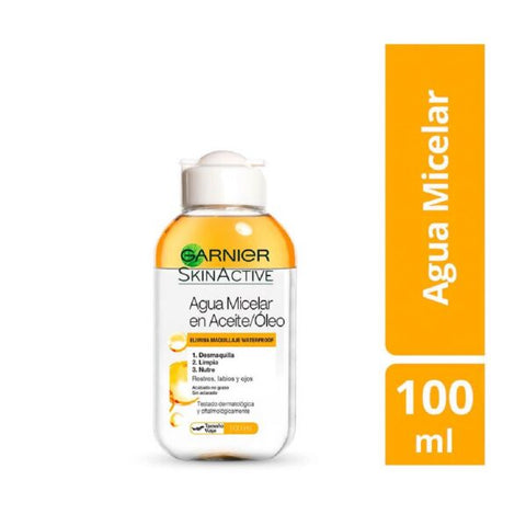 Agua Micelar con Aceite Óleo Garnier Skin Active 100 ml