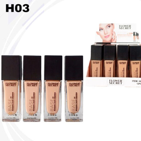 Base de maquillaje H03 – Flower secret