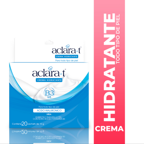 Box Crema hidratante sachets B3vit Aclara-t