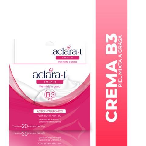 Box crema B3 sachets piel mixta grasa