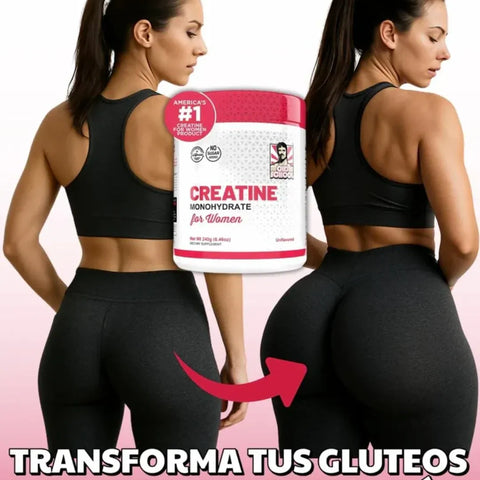 Monohidrato de Creatina para Mujeres Precio habitual$. 33;68  ¡Solo Quedan 19 Unidades!
